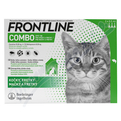 Frontline Combo Spot-on cat a.u.v.sol.3x0.5 ml